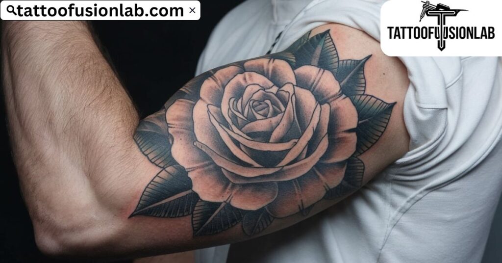 masculine flower tattoos