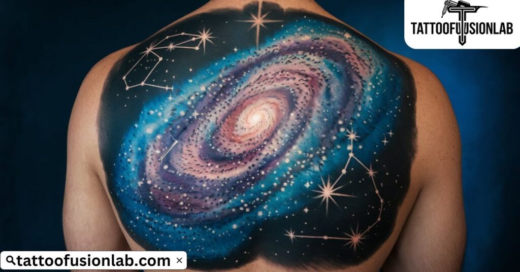 Cosmic Designs: Galaxy and Constellations