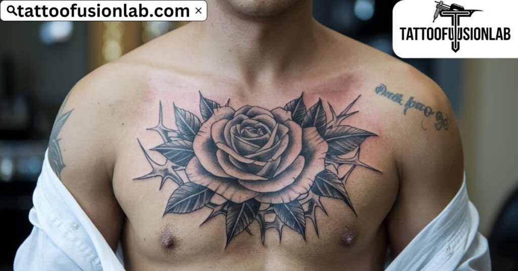 masculine flower tattoos