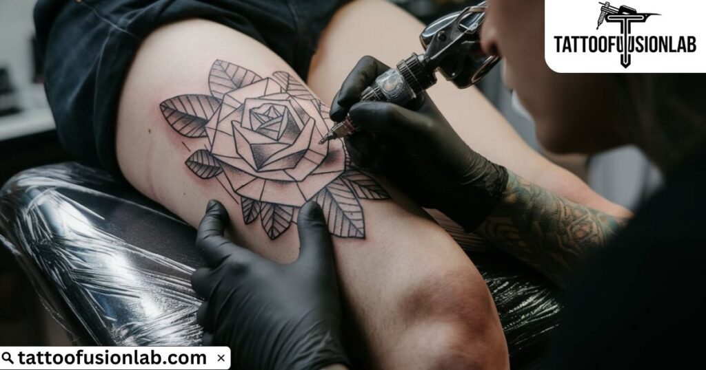 Geometric Rose Designs