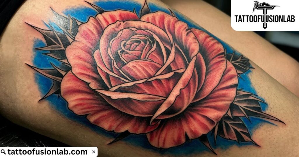 Black and Grey Rose Tattoos